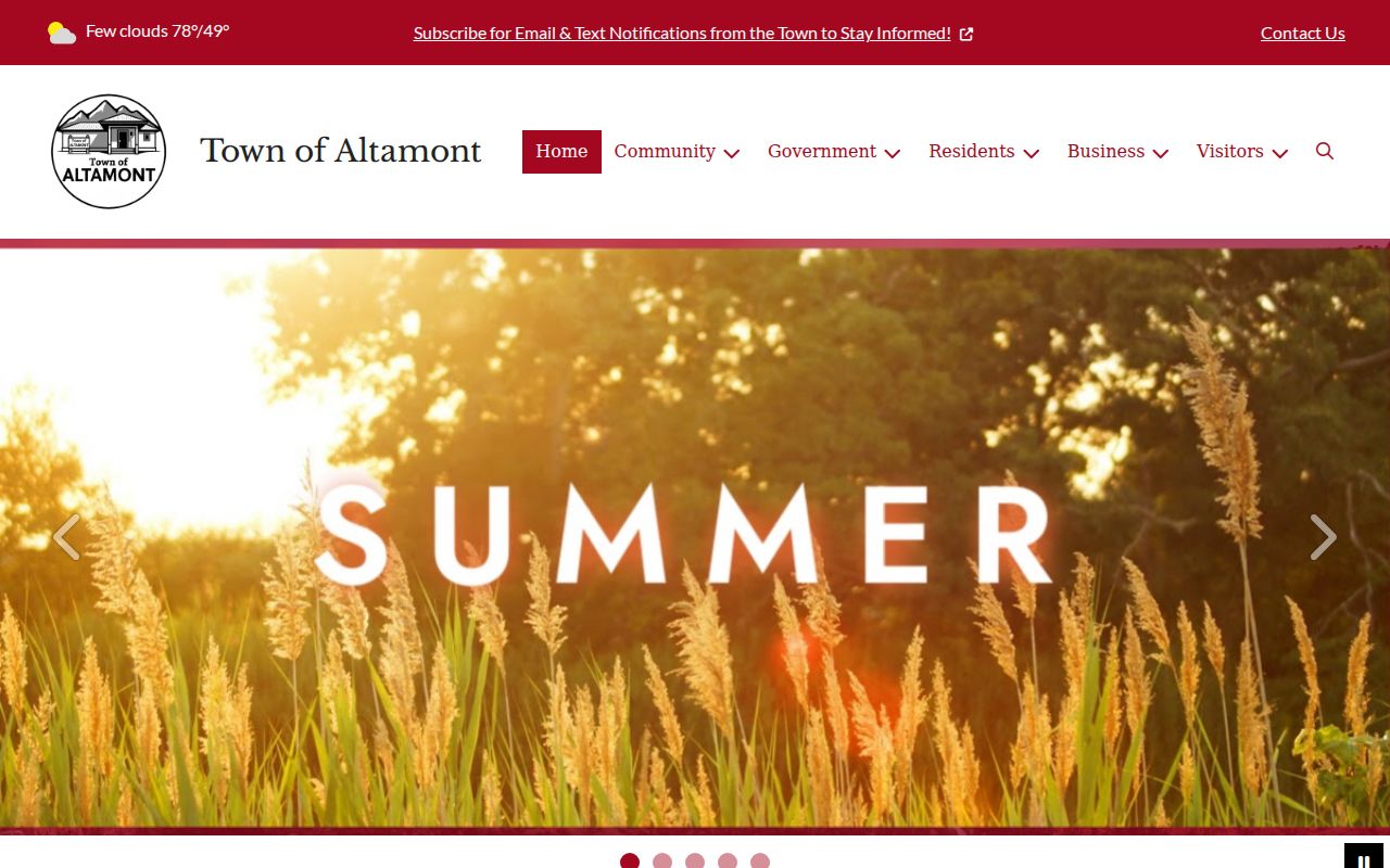 Altamont town records distinct from court docket records